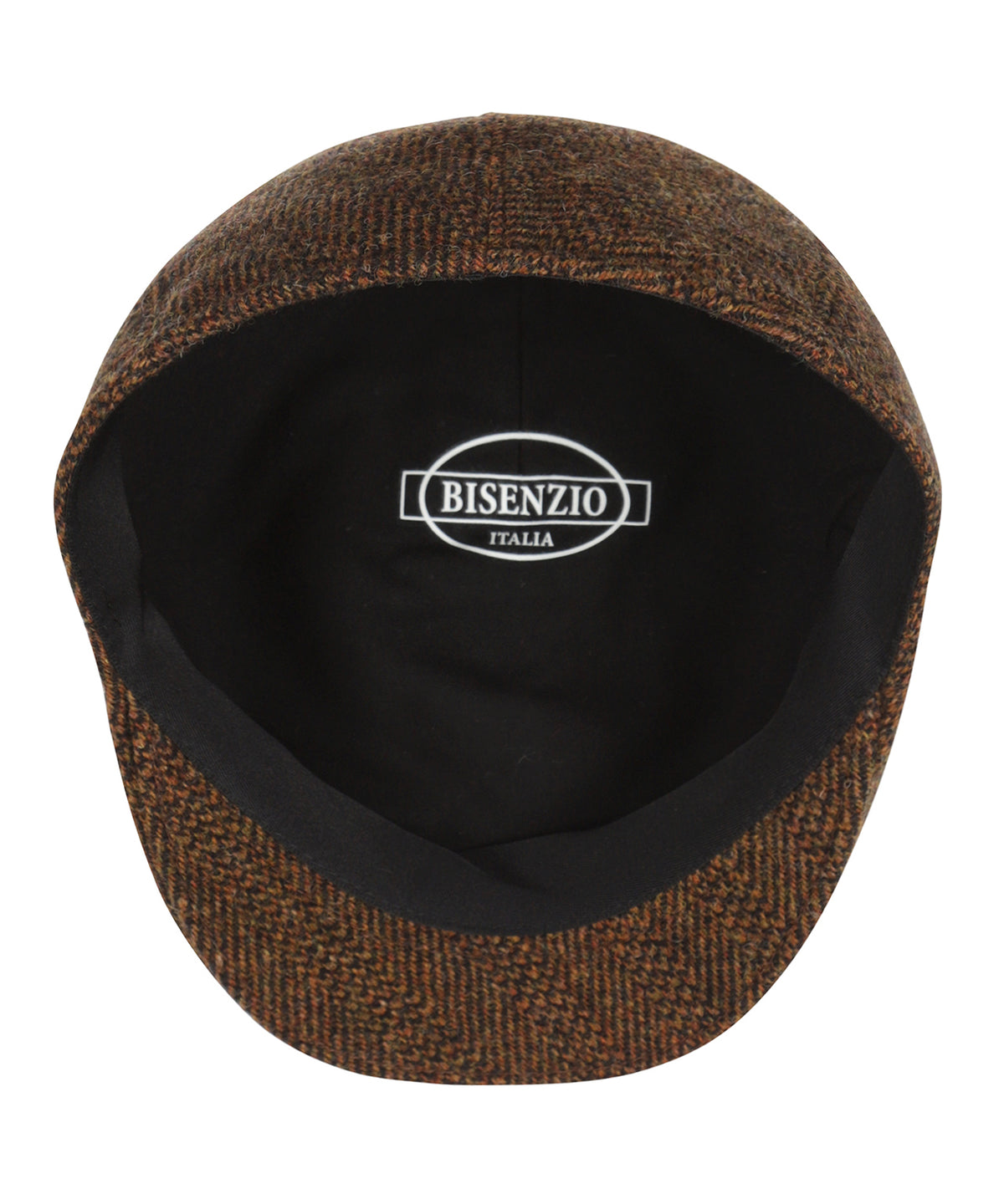 Wollen Soft Cap | Roodbruin Patroon