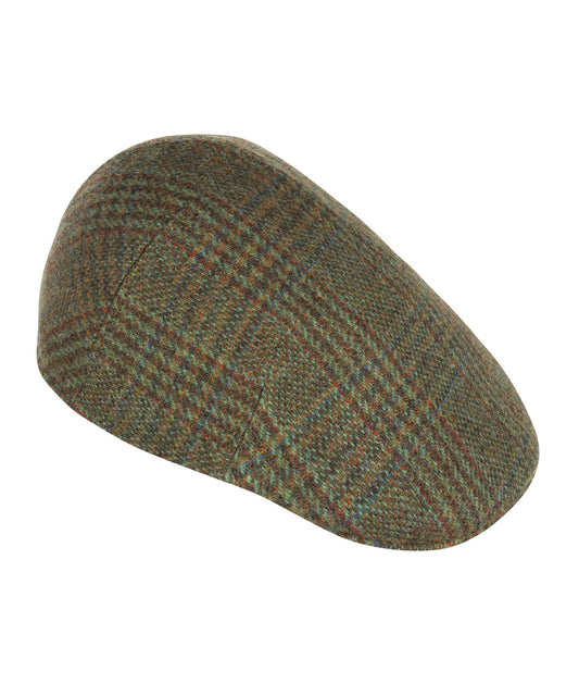 Wollen Soft Cap | Groen Ruit