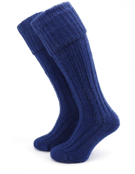 Tweed  Kniekous | Royal Blue