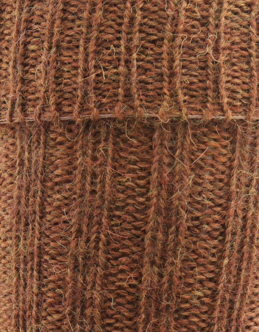 Tweed-Kniestrümpfe für Herren | Braun