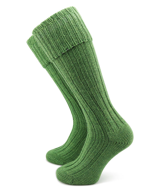 Tweed  Kniekous | Moss Green