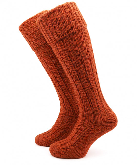 Tweed  Kniekous | Burnt Orange