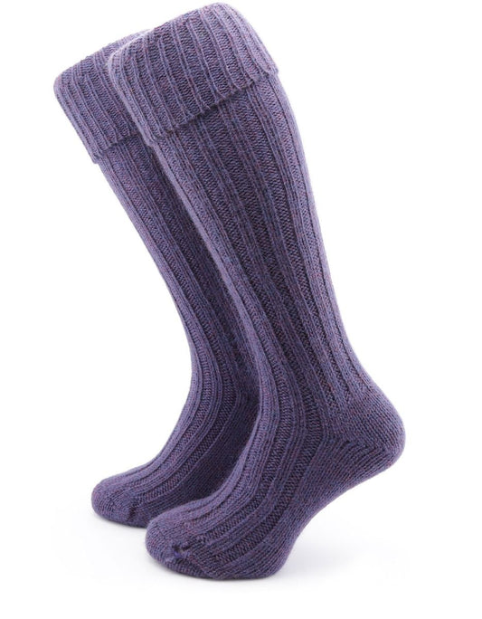 Tweed  Kniekous | Purple