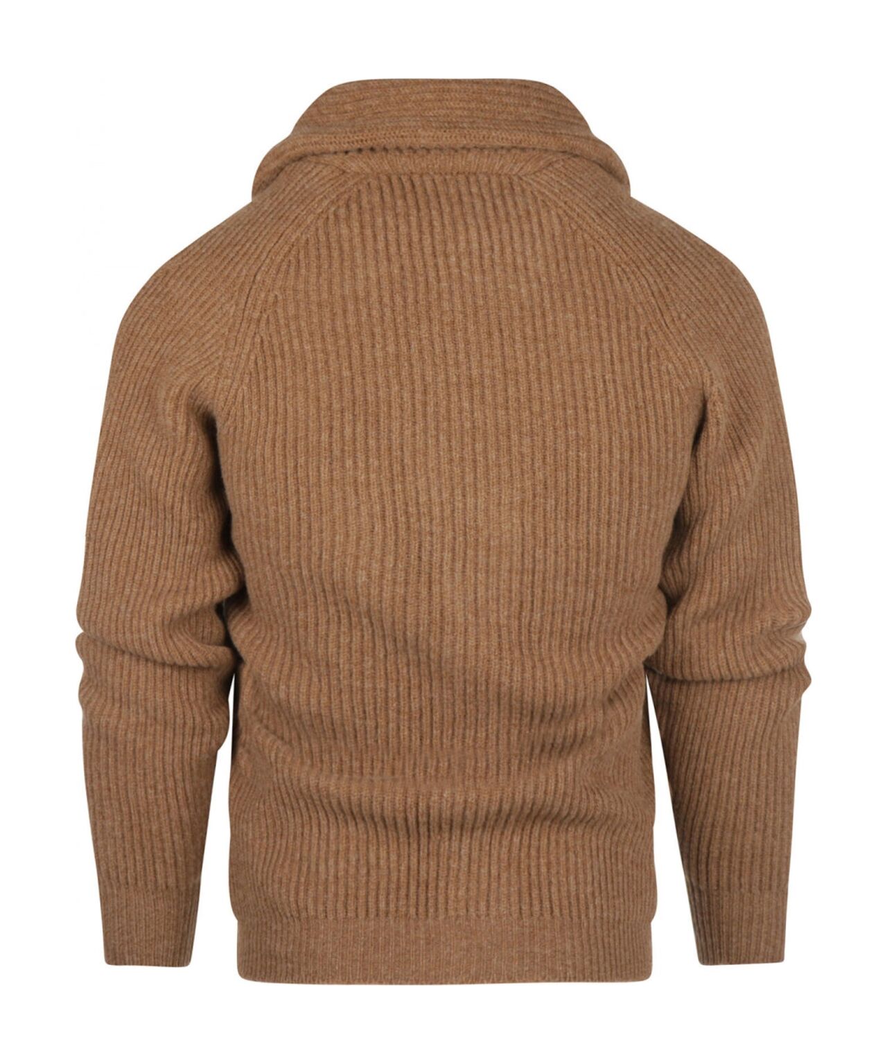 William Lockie Knotted Vest Shawl Collar | Driftwood