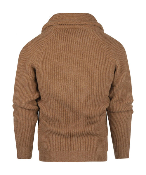 William Lockie Knoop Vest Sjaalkraag | Driftwood