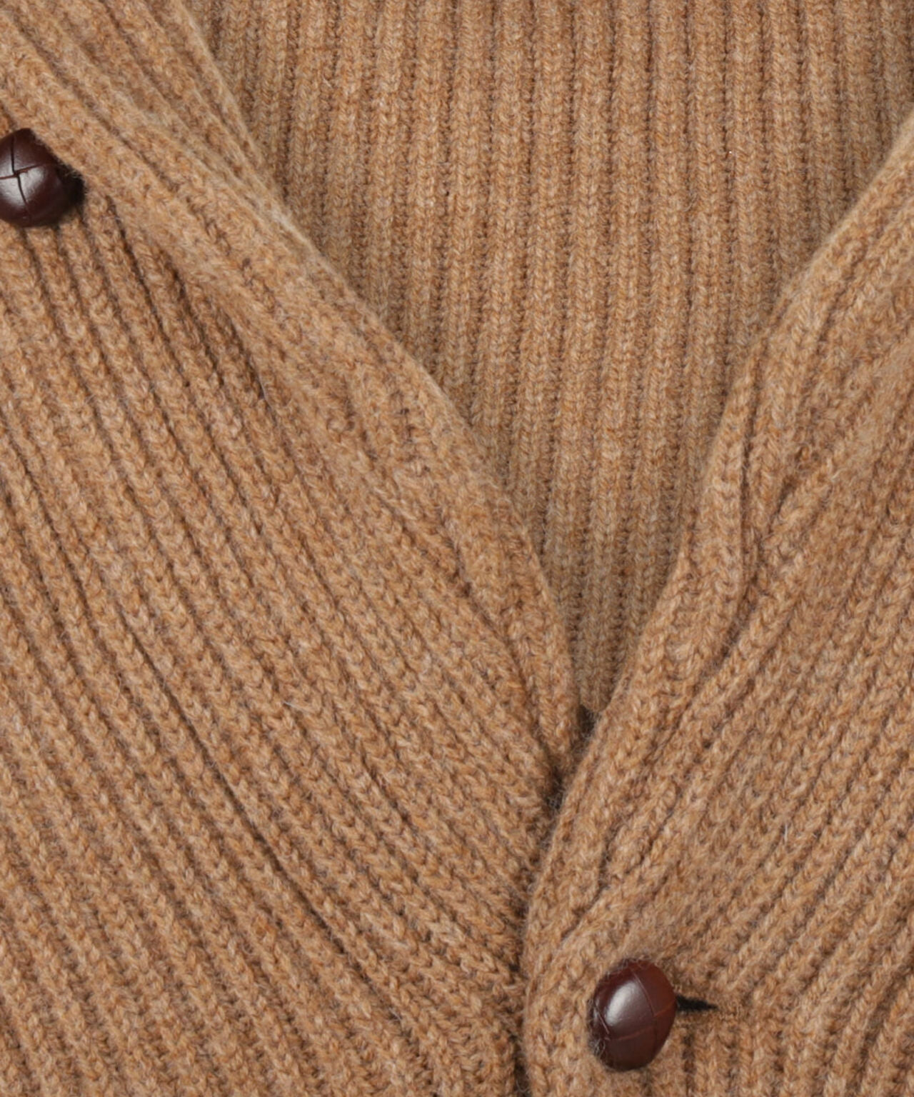 William Lockie Knotted Vest Shawl Collar | Driftwood