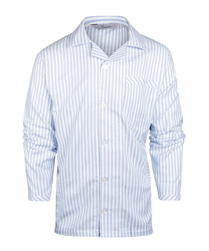 Pyjama | White/Light Blue stripe