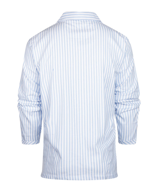 Pyjama | White Light Blue stripe