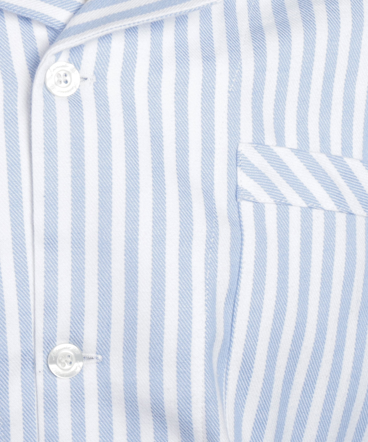 Pyjama | White/Light Blue stripe