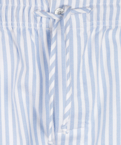 Pyjama | White/Light Blue stripe