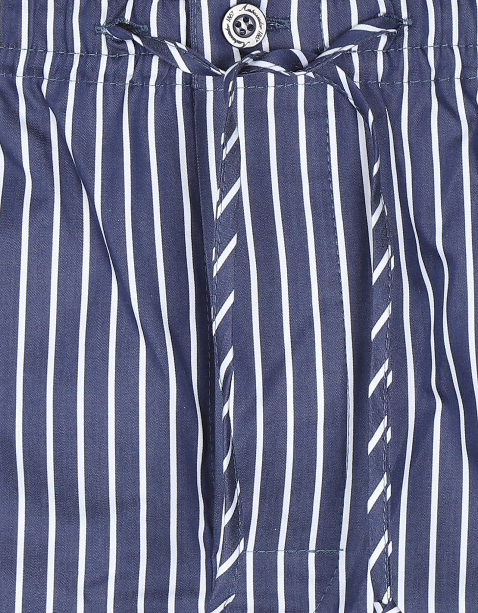 Pyjama | Navy/White stripe