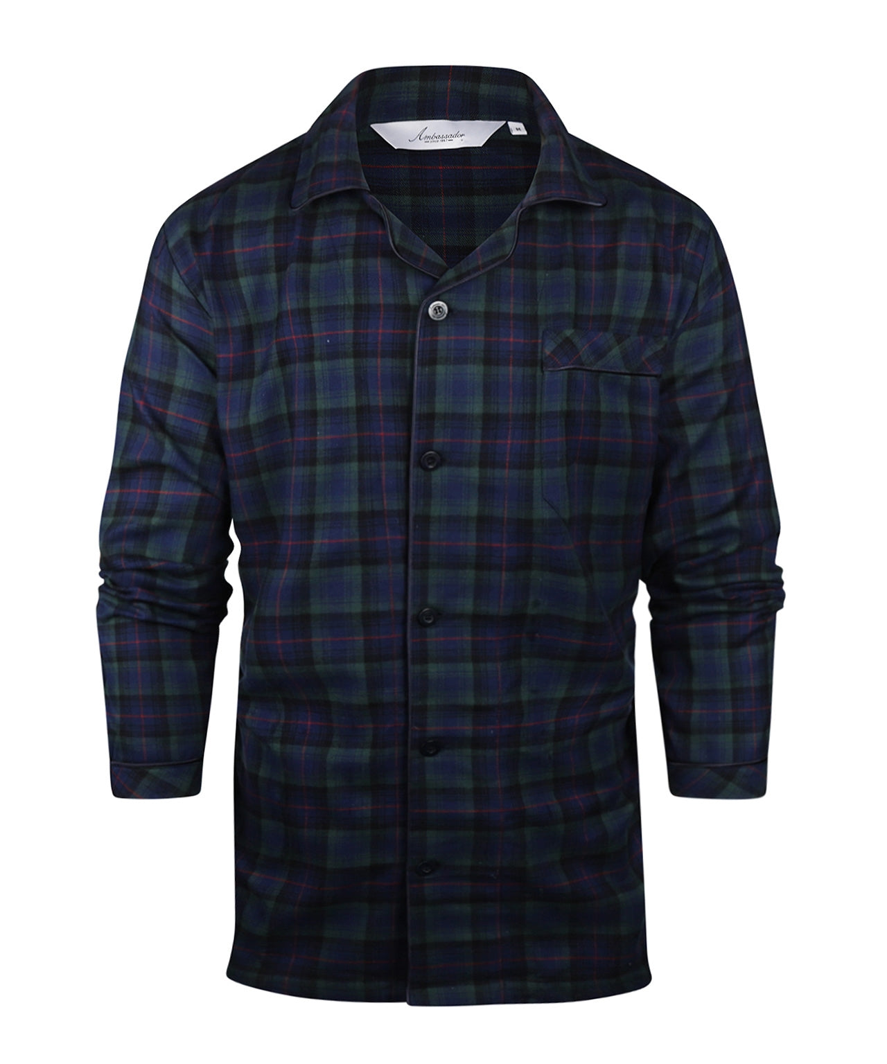 Luxuriöser Baumwollpyjama | Blau