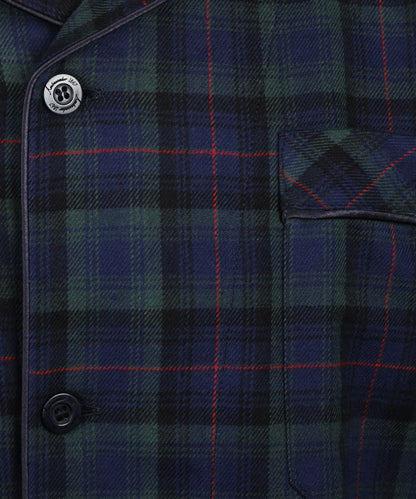Luxuriöser Baumwollpyjama | Blau