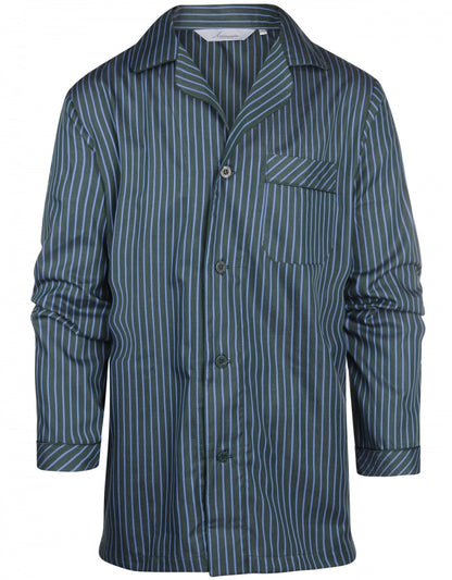 Pyjama | Green/Blue stripe