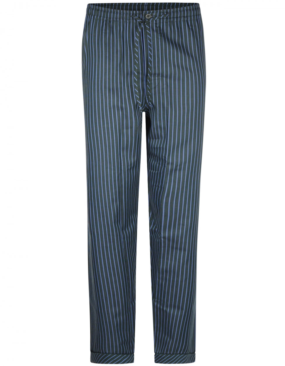Pyjama | Green/Blue stripe