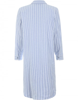 Nachthemd flannel | Blauw