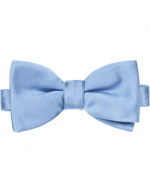 Satijnen strik | Blauw