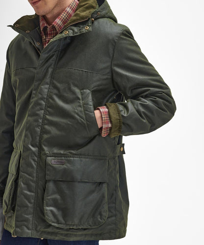 Bleaberry Wax Jacket | Fern