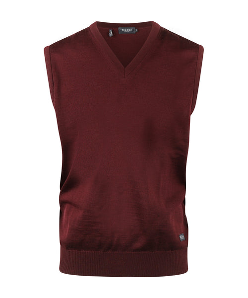 Maerz Slipover Merino Wol | Rood