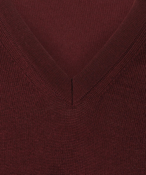 Maerz Slipover Merino Wol | Rood