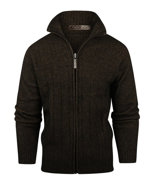 Noble Wilde Zip Vest Lancaster | Brown