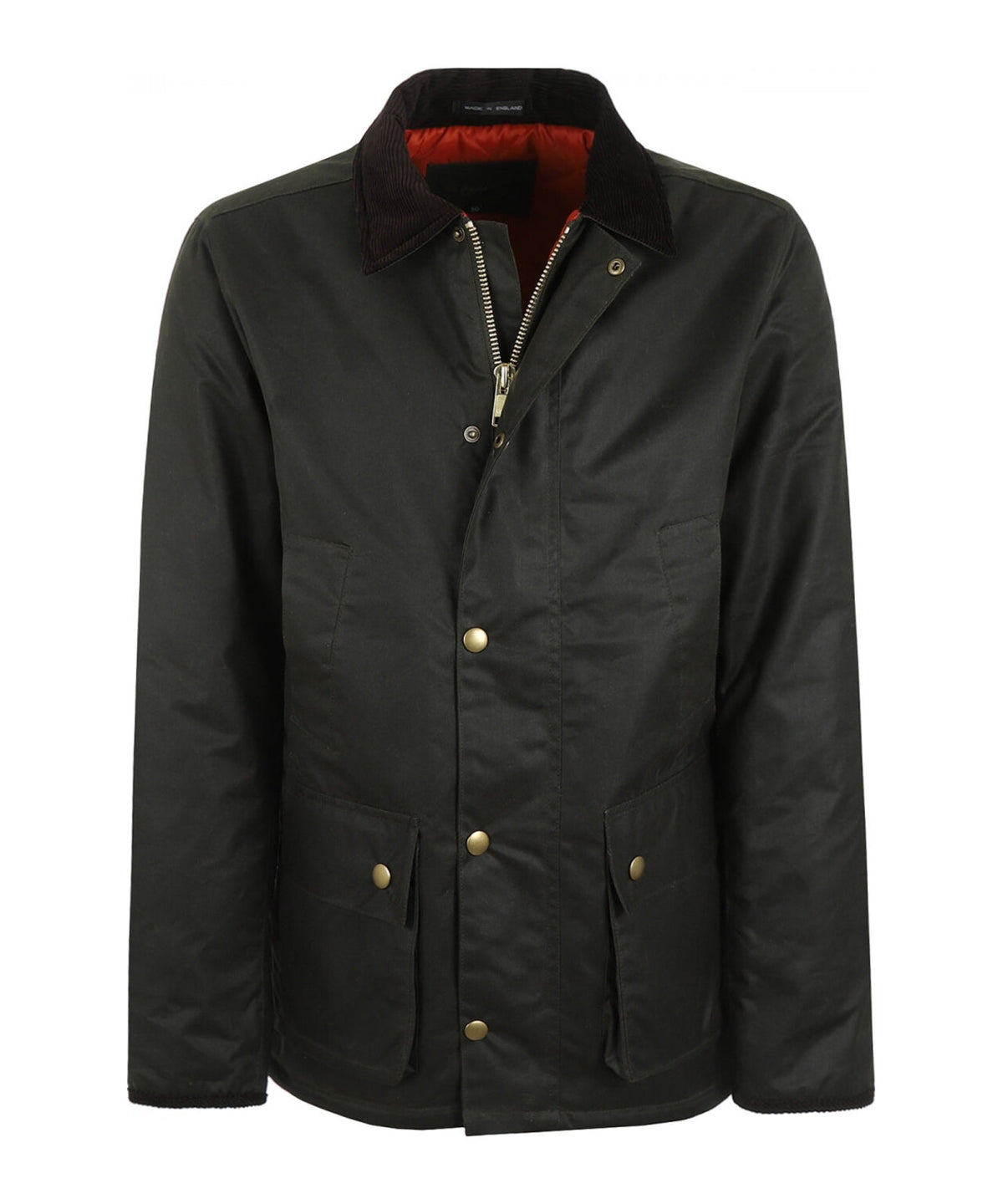 Traditionelle Wachsjacke | Oliv