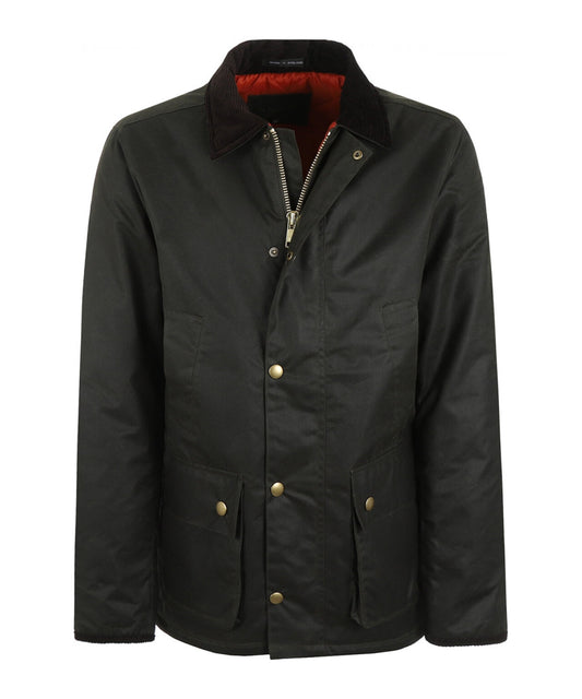 Traditionelle Wachsjacke | Oliv