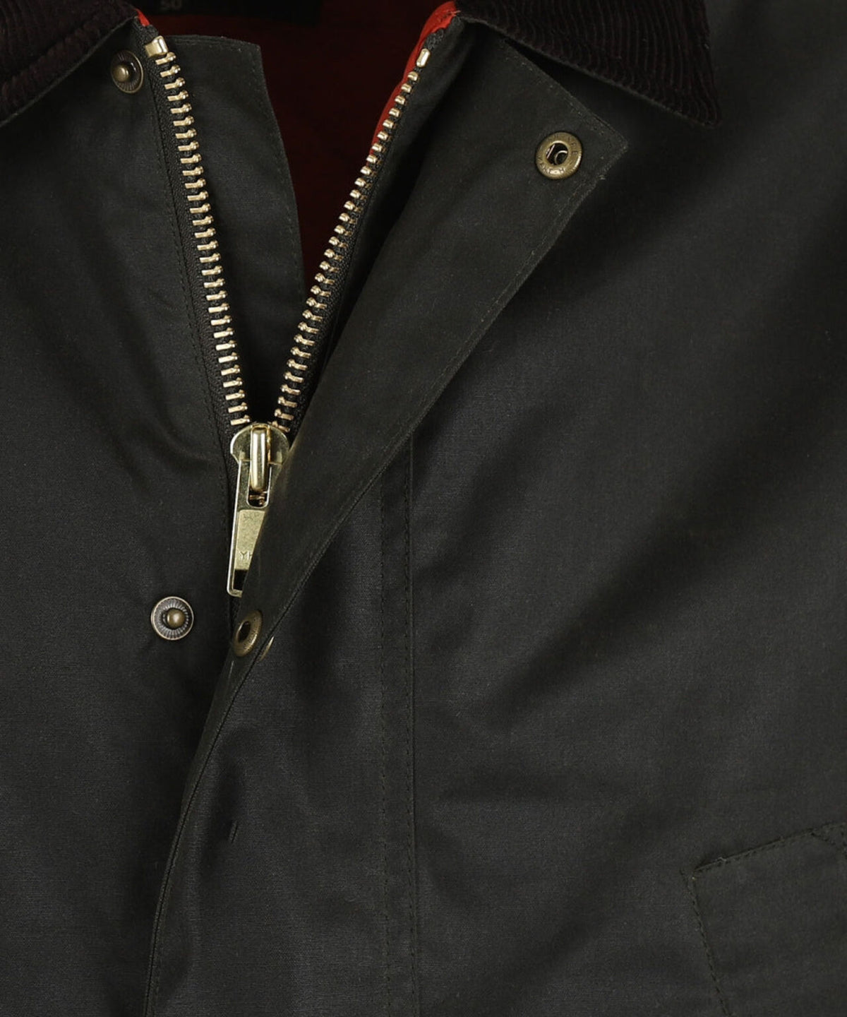 Traditionelle Wachsjacke | Oliv