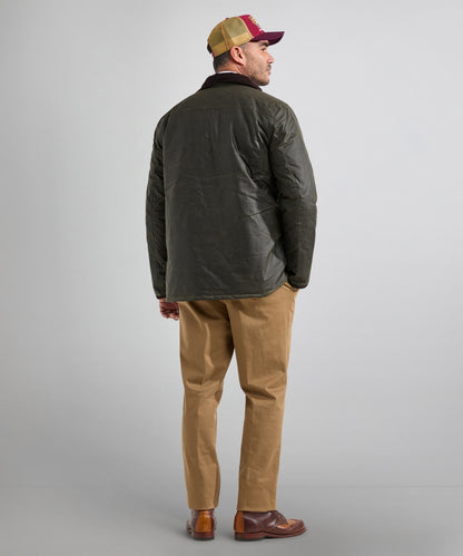 Traditionelle Wachsjacke | Oliv