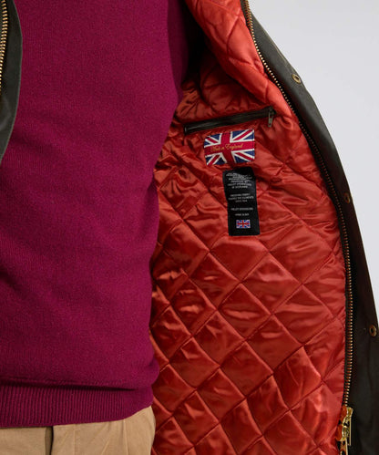 Traditionelle Wachsjacke | Oliv
