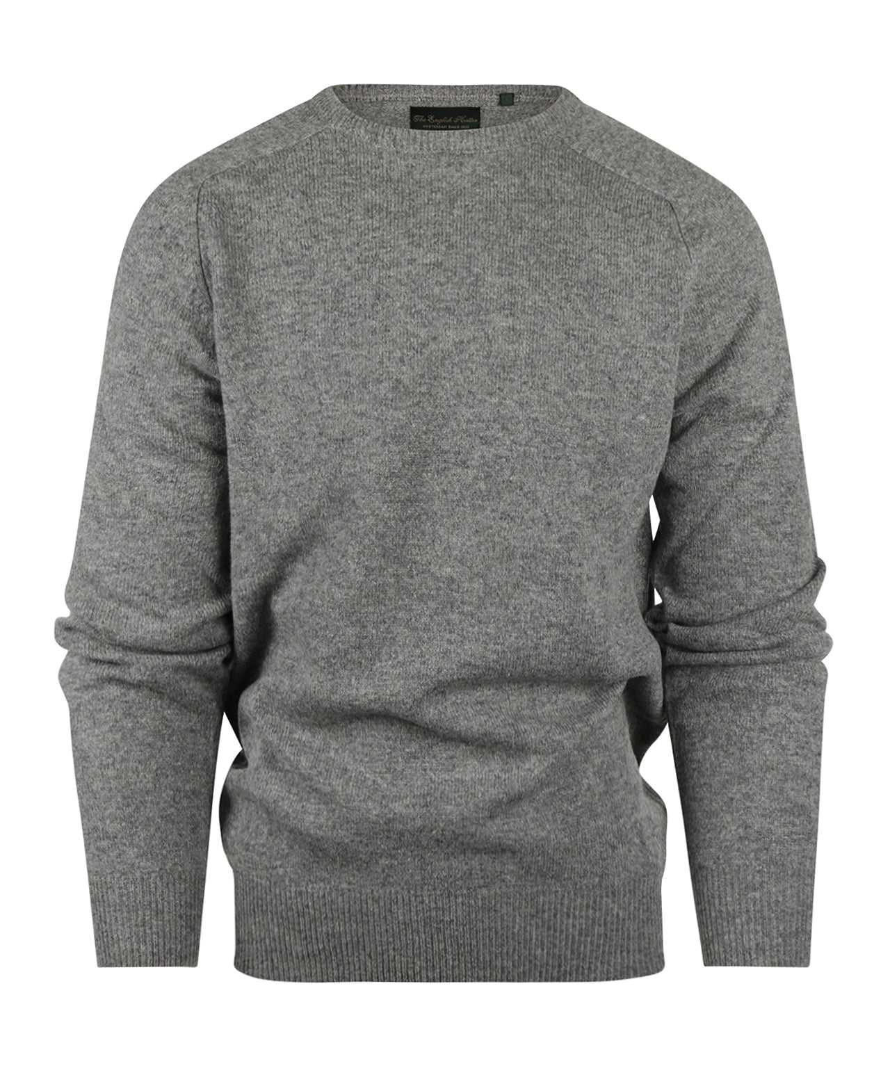Pullover Lambswool round neck | Grey