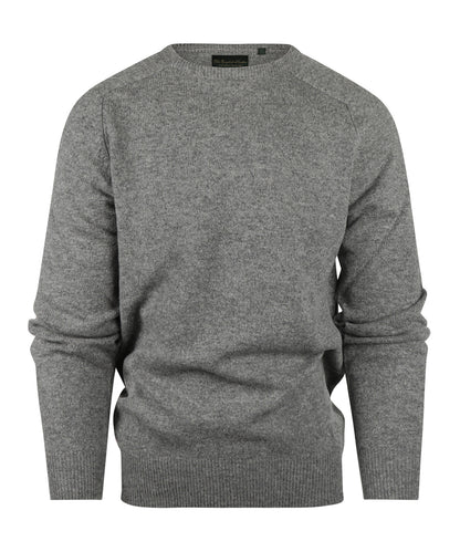 Pullover Lambswool round neck | Grey