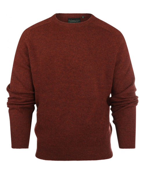 Pullover Lamswol ronde hals | Rood