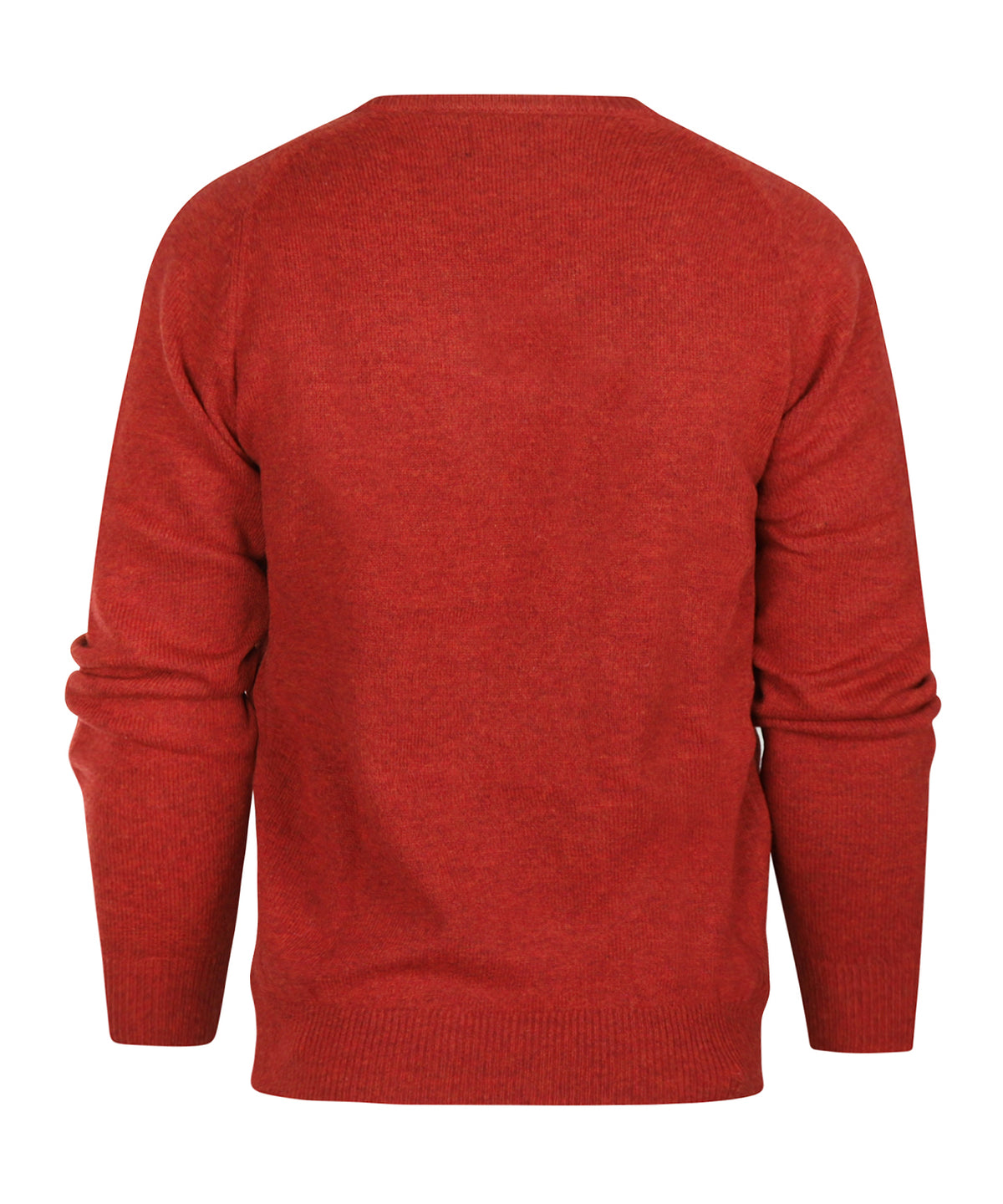 Lamswol Ronde Hals Pullover | Chili Rood