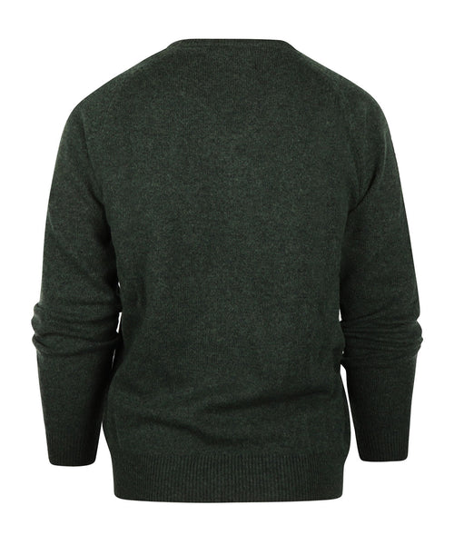 Pullover Lamswol ronde hals | Groen