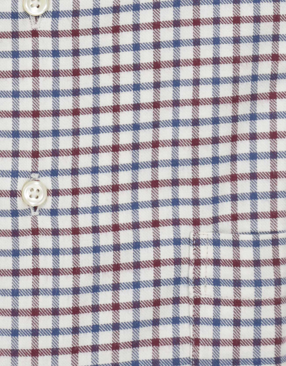 Shirt Button Down | Bordeaux Multi Ruit