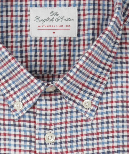 Katoenen Overhemd Button Down Regular Fit | Blauw
