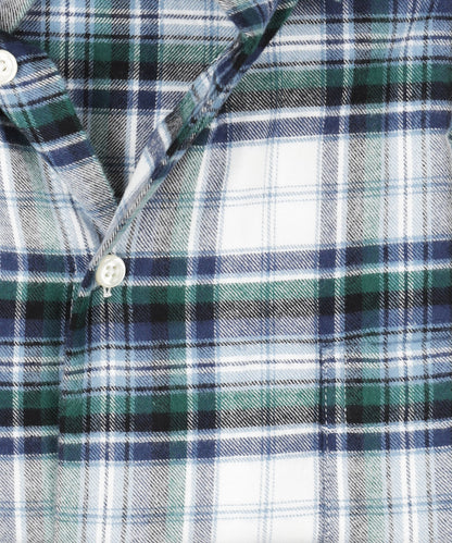 Shirt Button Down | Groen Multi Ruit Groot