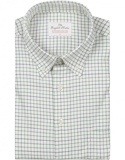 Katoenen Overhemd Button Down Regular Fit | Bruin