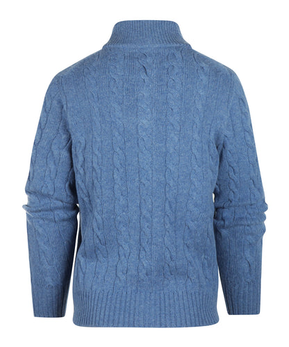 William Lockie Cable Cardigan with Zipper | Jeans