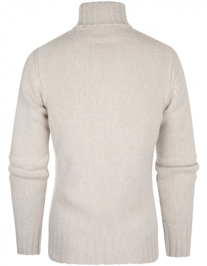 Geelong Kaschmir-Rollkragenpullover | Beige
