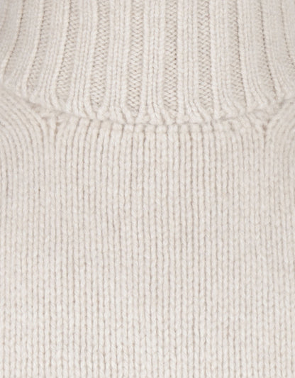 Geelong Kaschmir-Rollkragenpullover | Beige
