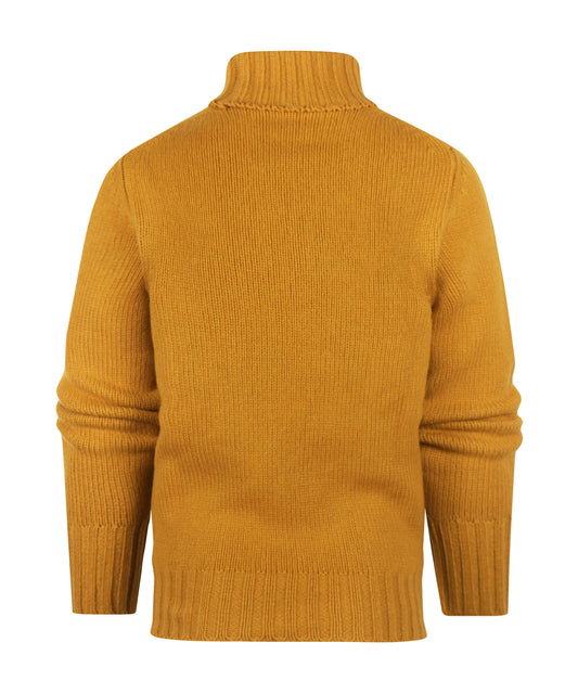 Geelong Cashmere Turtleneck | Yellow