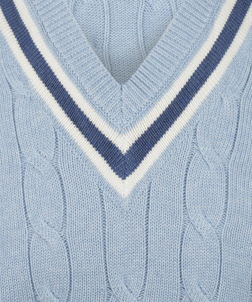 Cricket Slipover katoen | Blauw