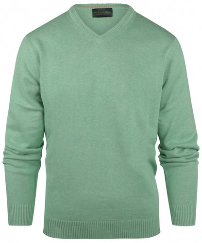 Katoenen V-Hals Pullover |