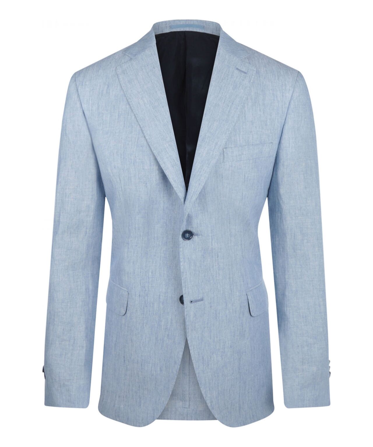 Linen blazer | Blue