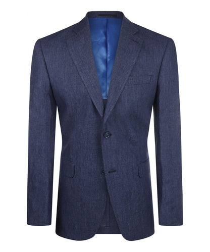 Leinenblazer | Blau