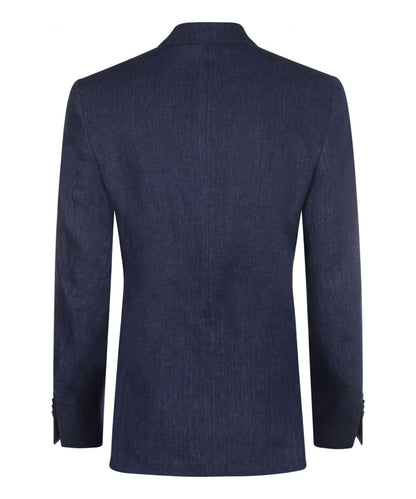 Leinenblazer | Blau