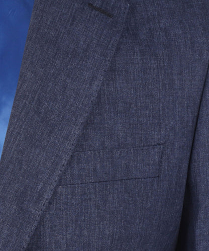 Leinenblazer | Blau