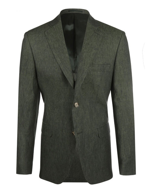 Linen blazer | Green